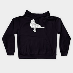 Native inspired Harlequin Duck Kids Hoodie